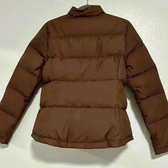 184. Lilly Pulitzer down filled puffer coat jacket brown size medium - Picture 4 of 7